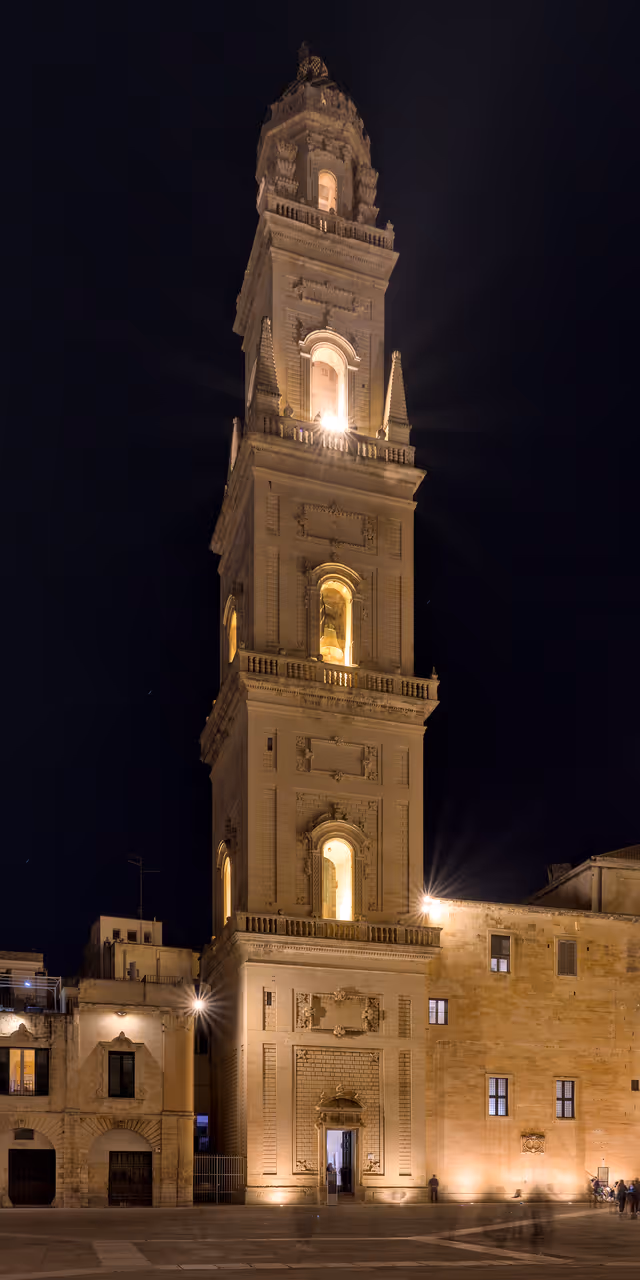 Cathedral bell tower in Lecce