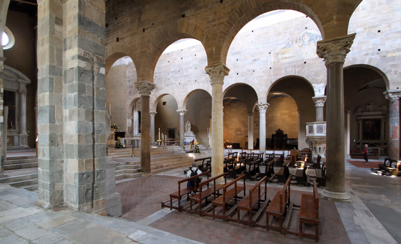 Basilica of san frediano in Lucca