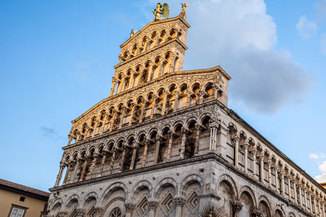 Church of saint michael in the forum in Lucca