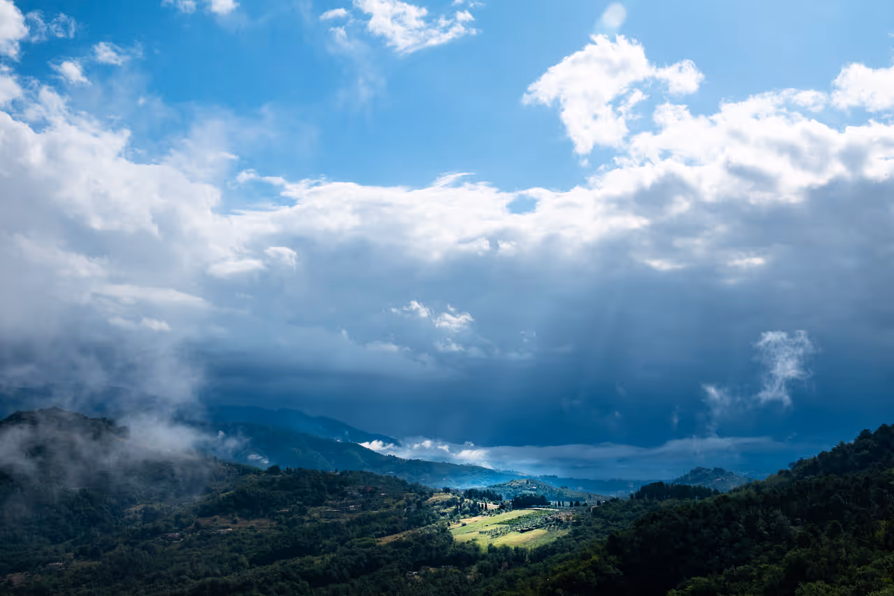 Panorama from Casa Berti, Lucca