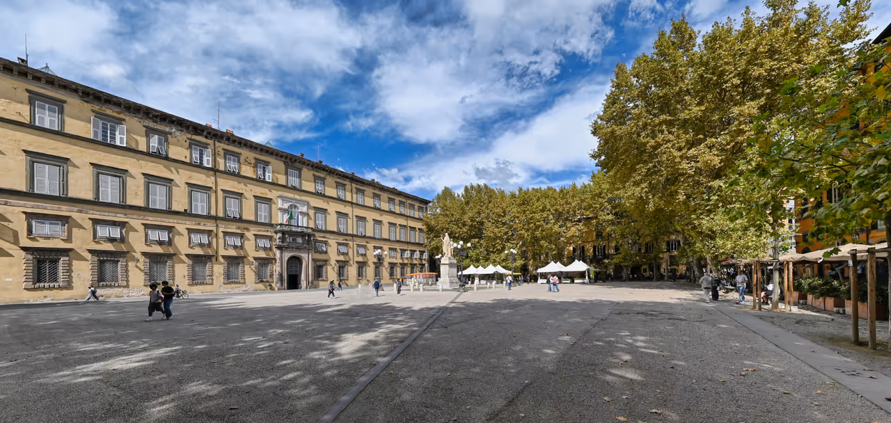 Napoleon square in Lucca