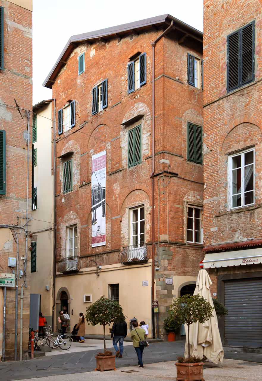 Puccini birthplace museum in Lucca