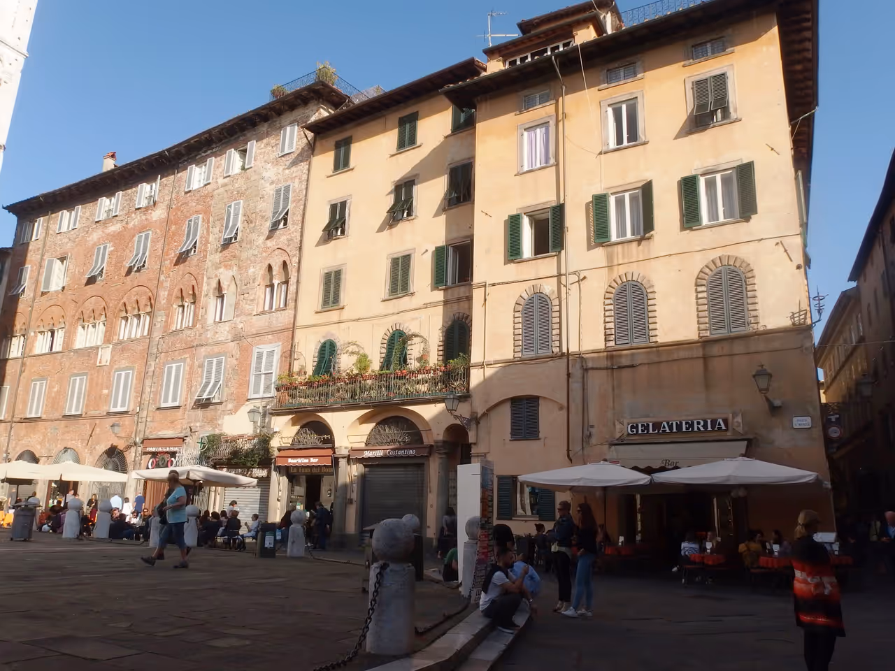 Piazza san michele environs nightlife spot in Lucca