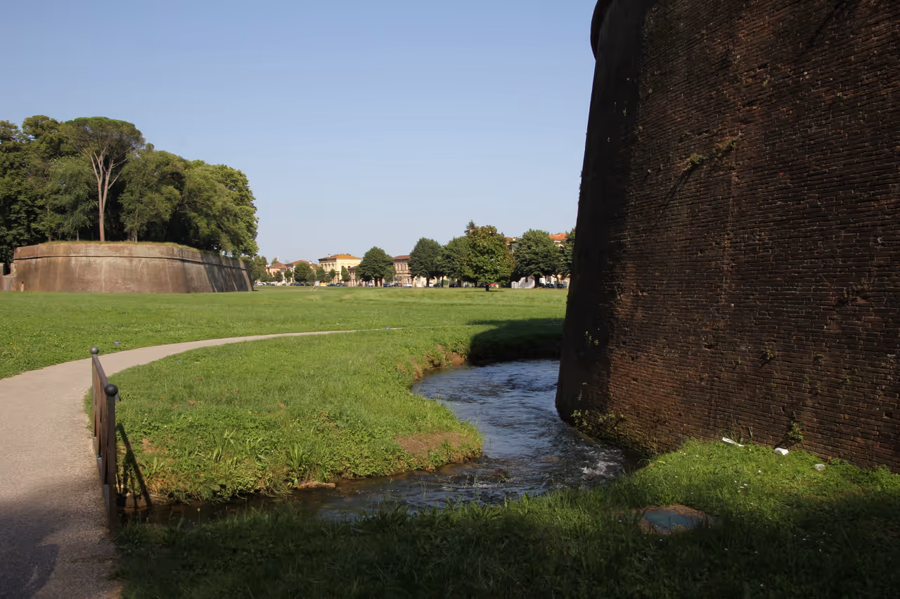 Renaissance walls of in Lucca