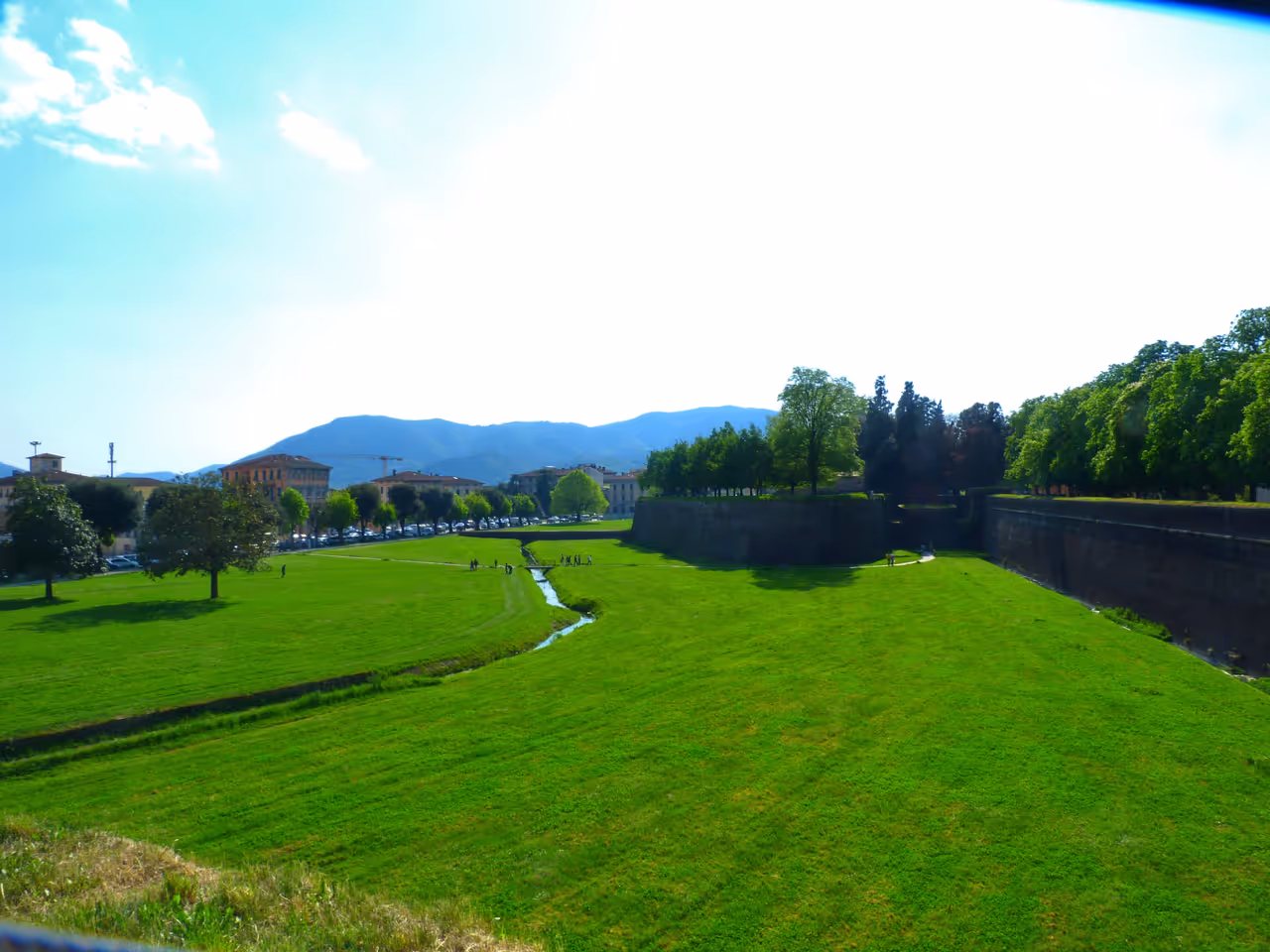 Renaissance walls of in Lucca