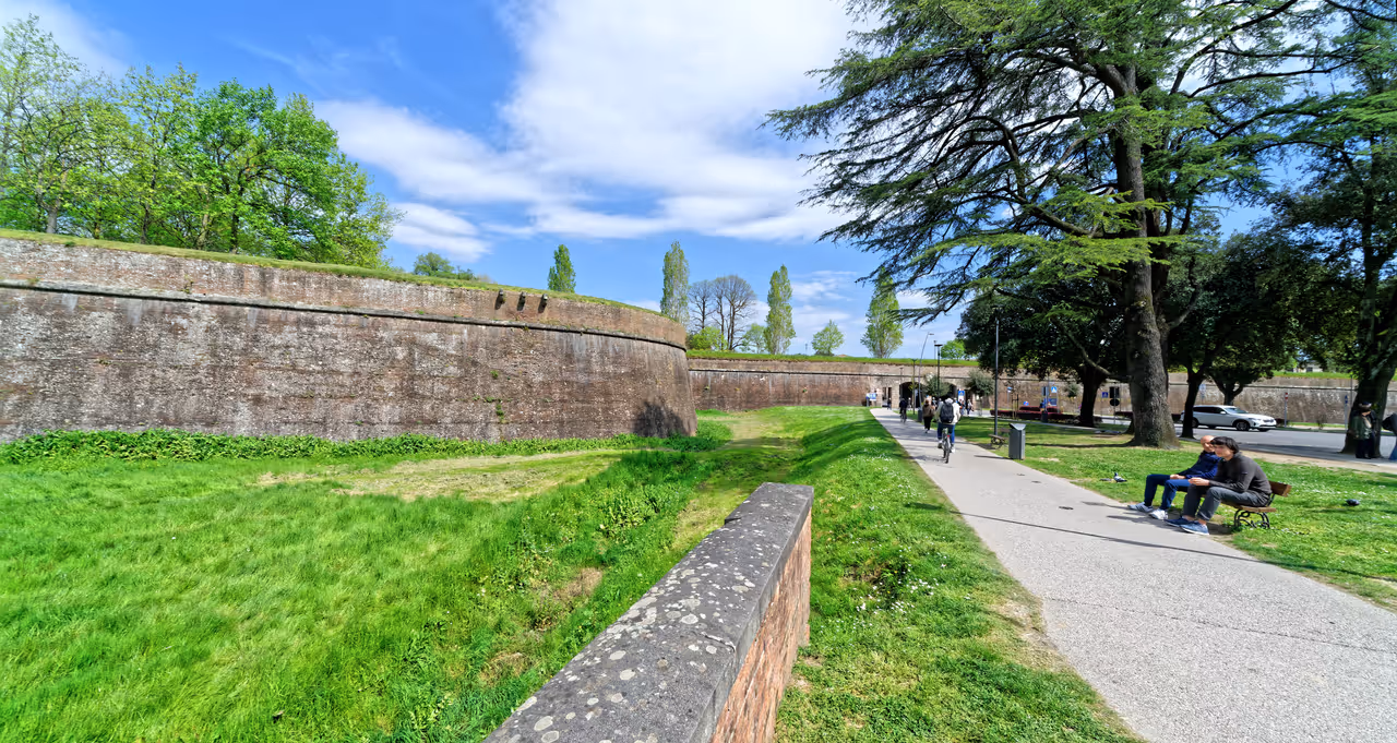 Renaissance walls of in Lucca