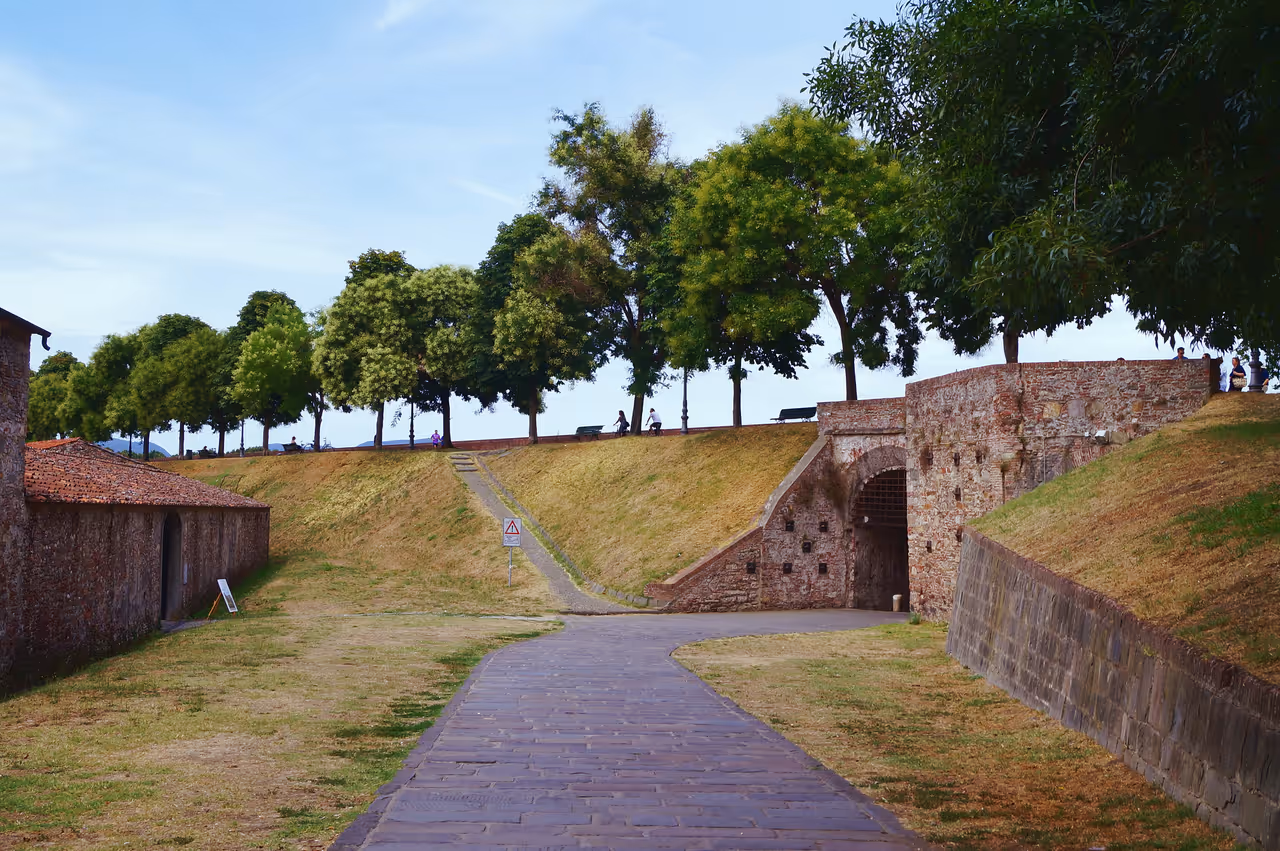 Renaissance walls of in Lucca