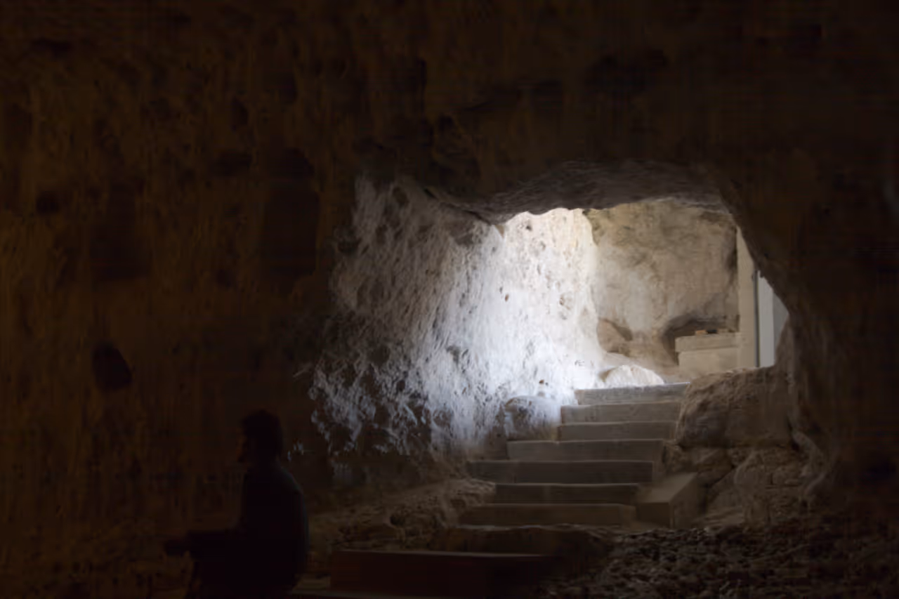Crypt of the original sin in Matera