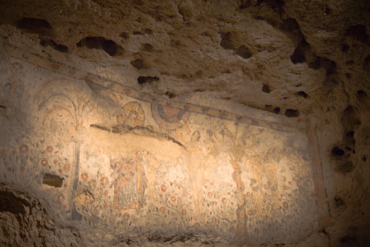 Crypt of the original sin in Matera