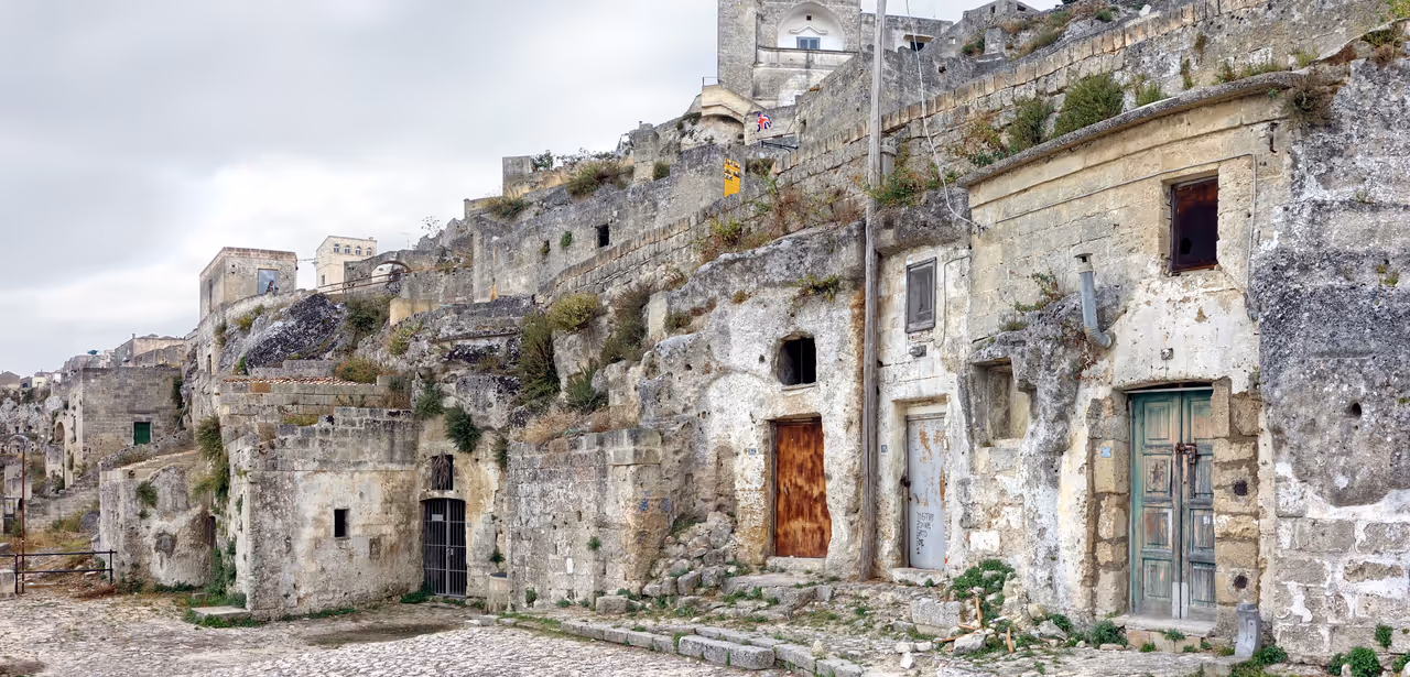 Houses in the Sassi di Matera