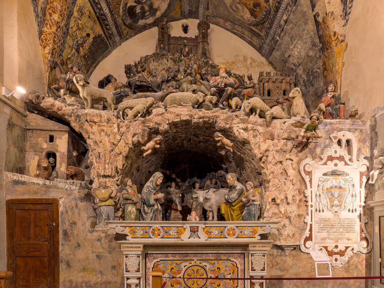 1535 Nativity scene in a cathedral, Matera