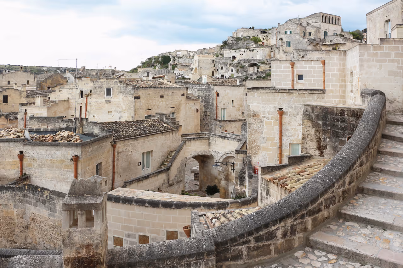 View of Sasso Caveoso, Matera