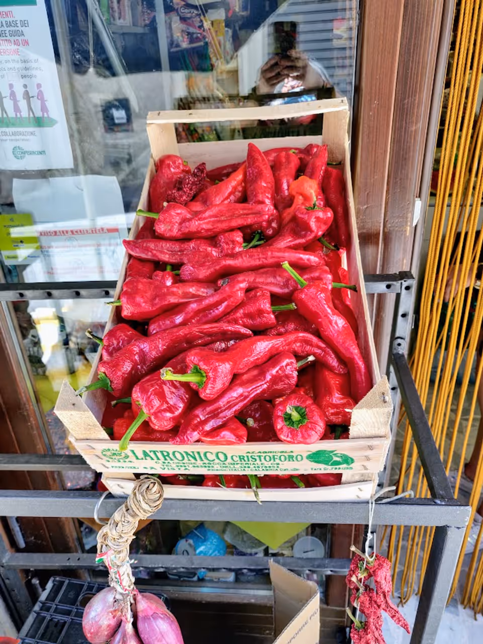 Crispy peppers food in Matera
