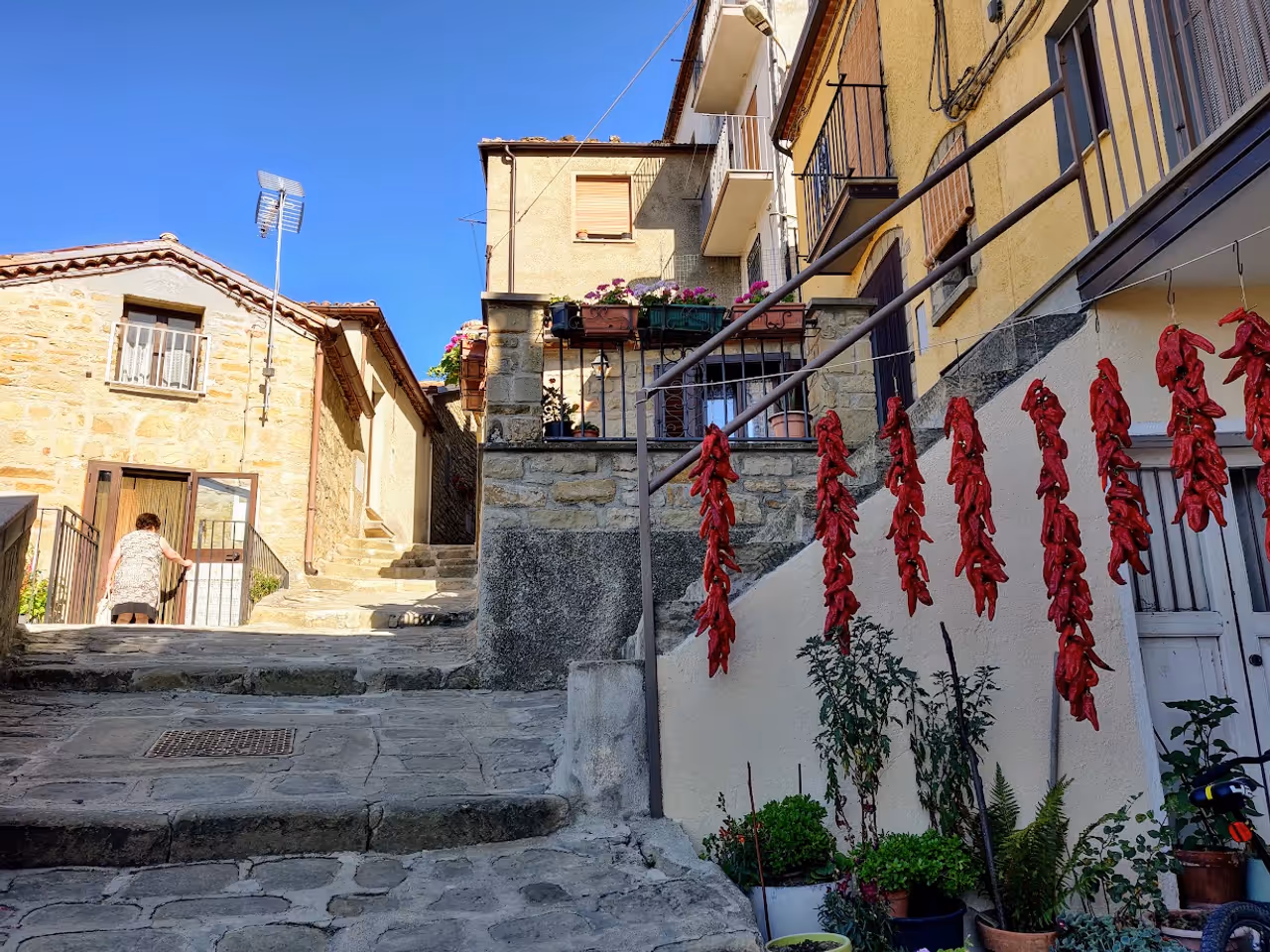 Crispy peppers food in Matera