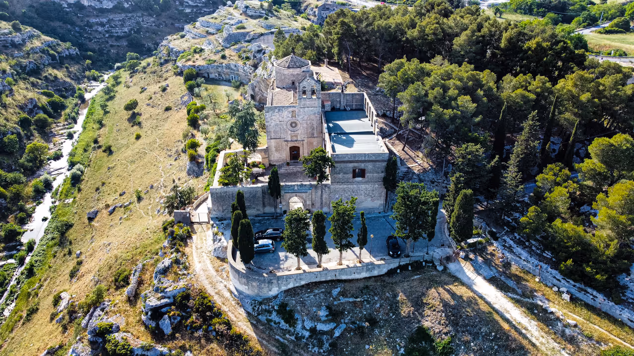 Sanctuary of santa maria della palomba in Matera