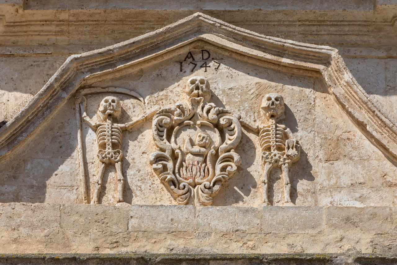 Church of purgatory in Matera