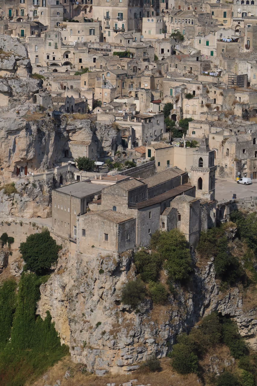Church of san pietro caveoso in Matera