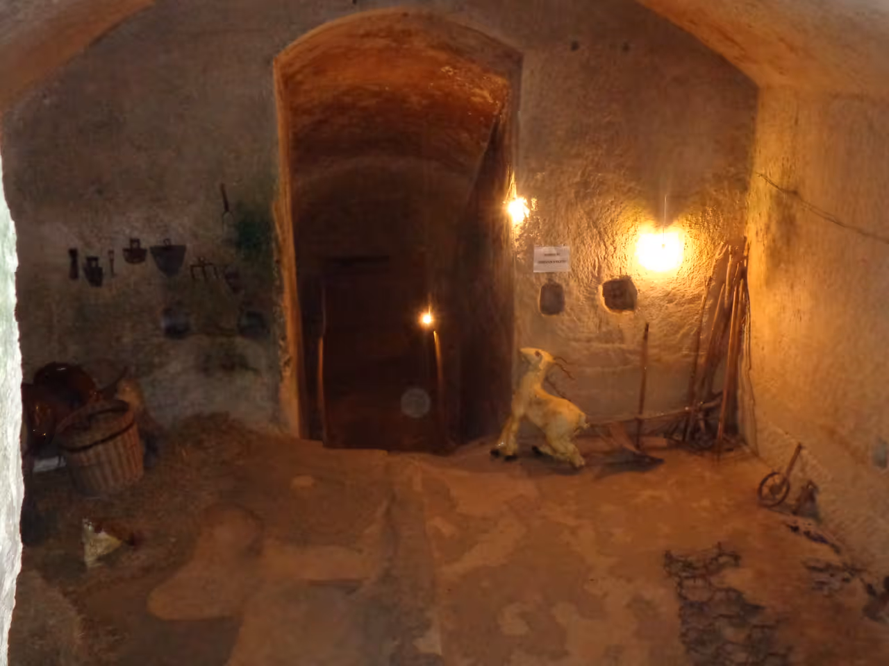 Vico solitario cave dwelling in Matera