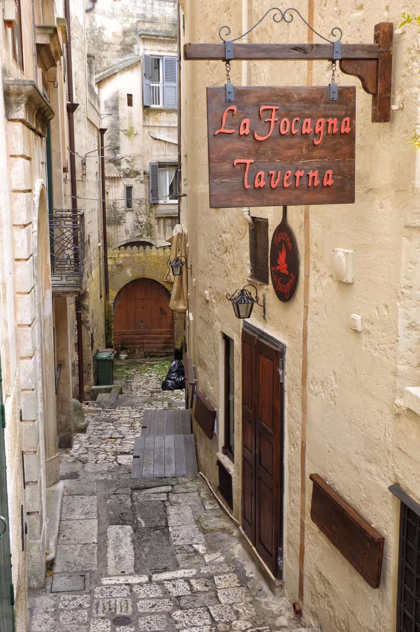 Via domenico ridola nightlife spot in Matera