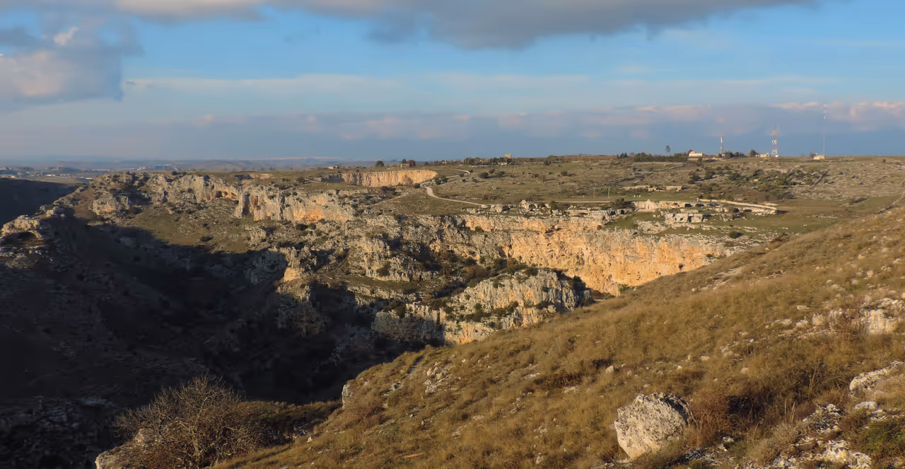 Murgia na park in Matera
