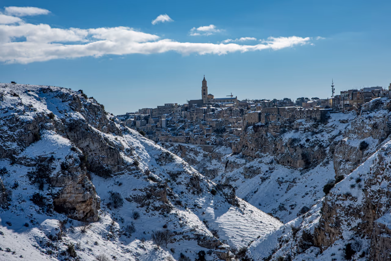 Winter highlight in Matera