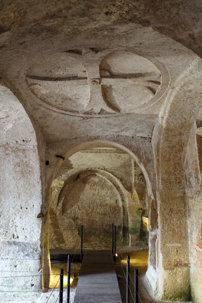 Rupestrian frescoes discovery tour in Matera