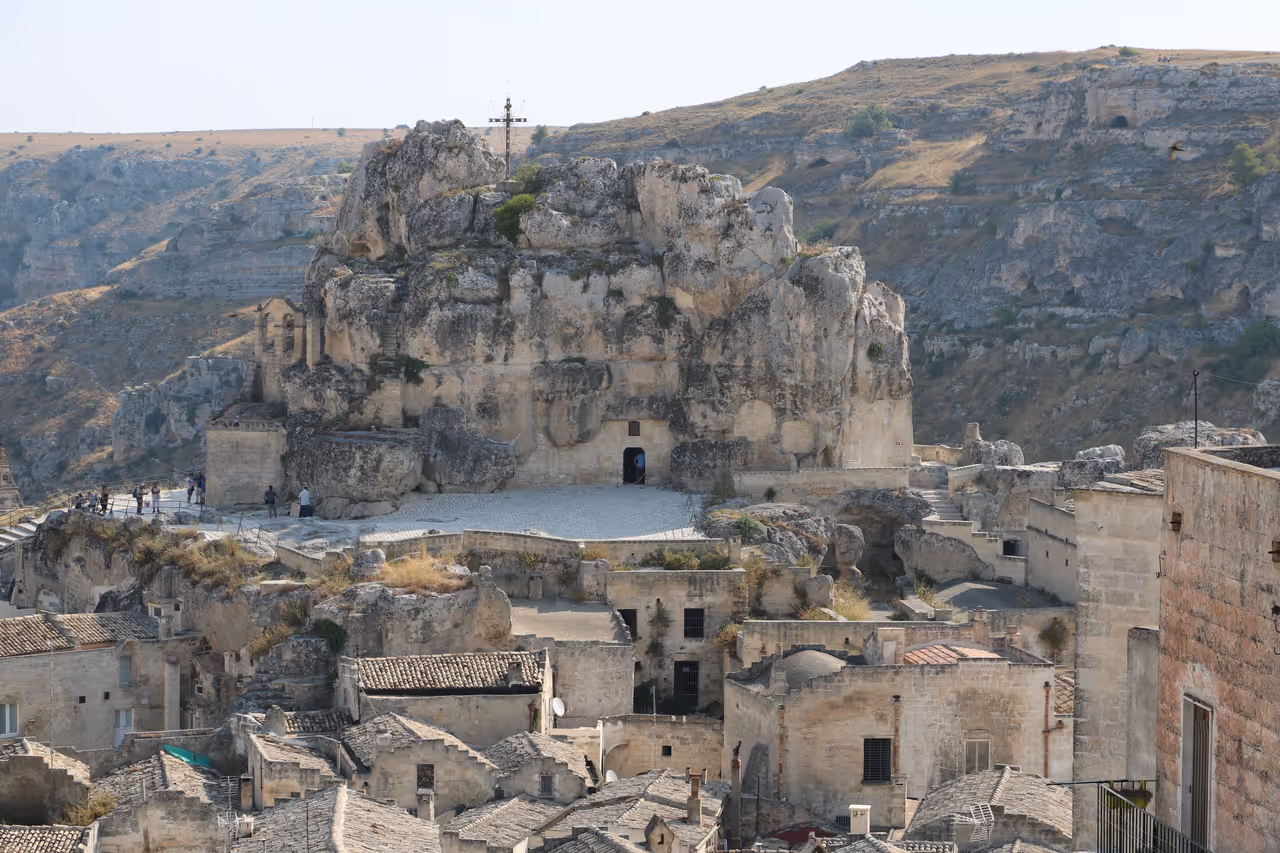 The sasso caveoso circuit stroll in Matera