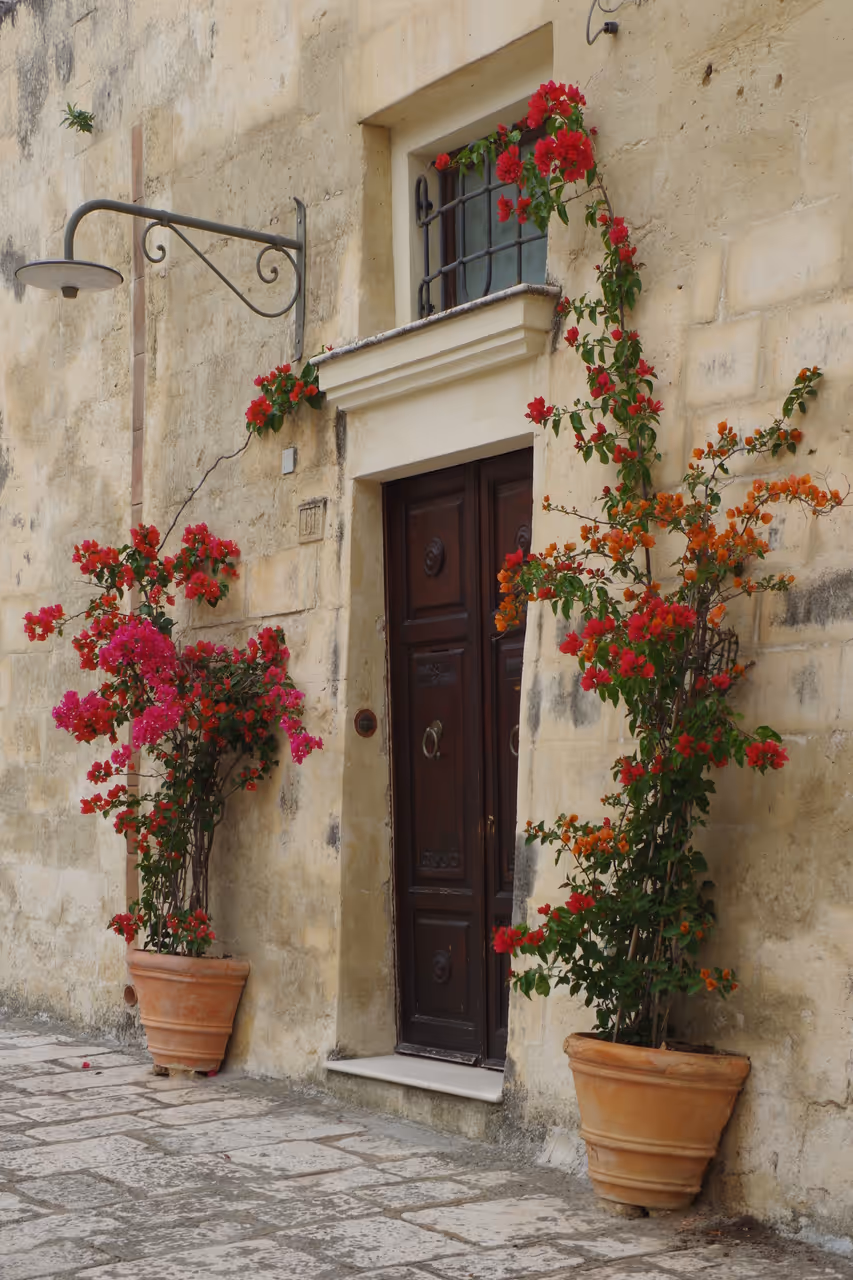 The sasso caveoso circuit stroll in Matera