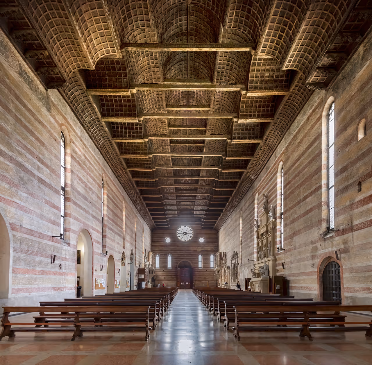 Interior of Church of the Eremitani