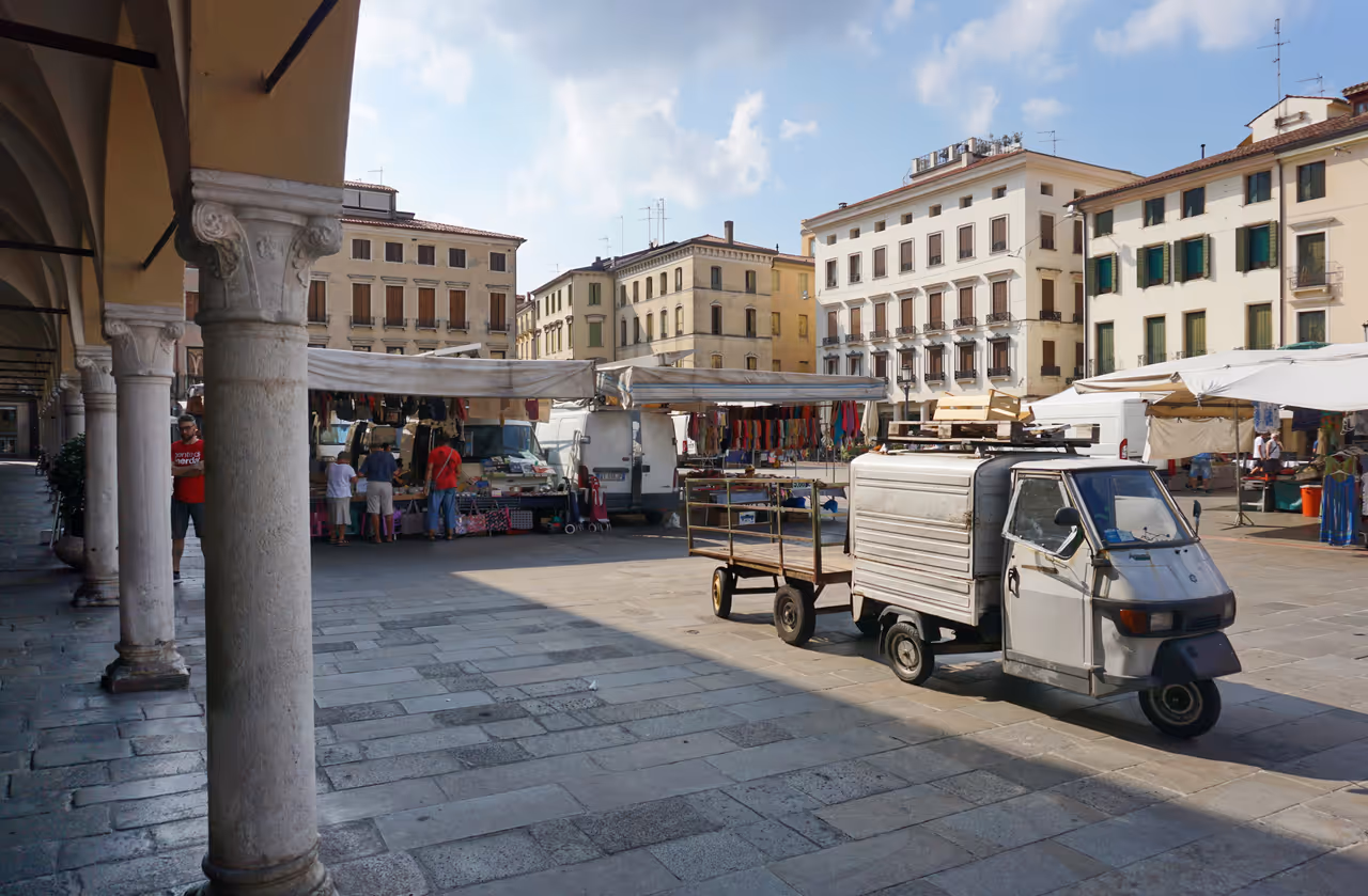 Square of fruits in Padua