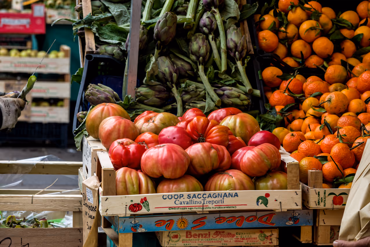 Piazza delle erbe market market in Padua