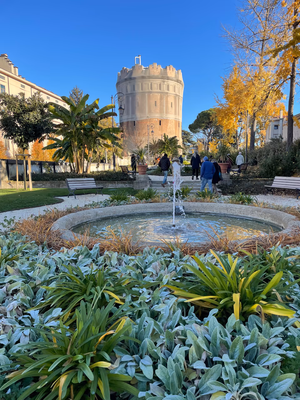 Rotonda gardens in Padua