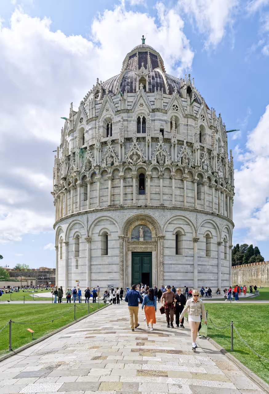 Baptistery of st. john in in Pisa