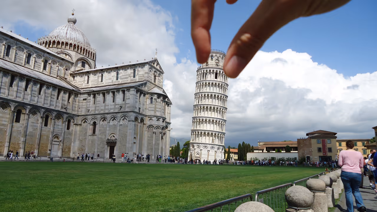 Leaning tower of in Pisa