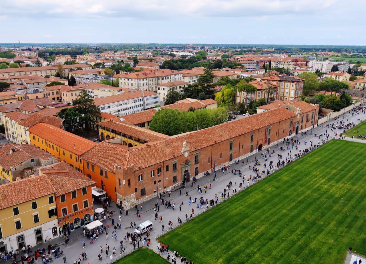 View from the Leaning Tower, Pisa