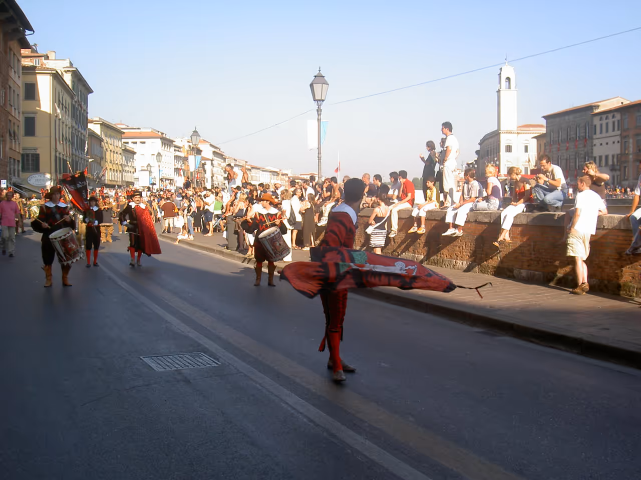Game of the bridge festival in Pisa