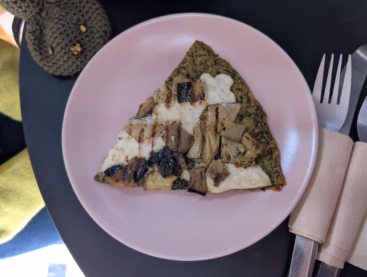 Chickpea flatbread food in Pisa