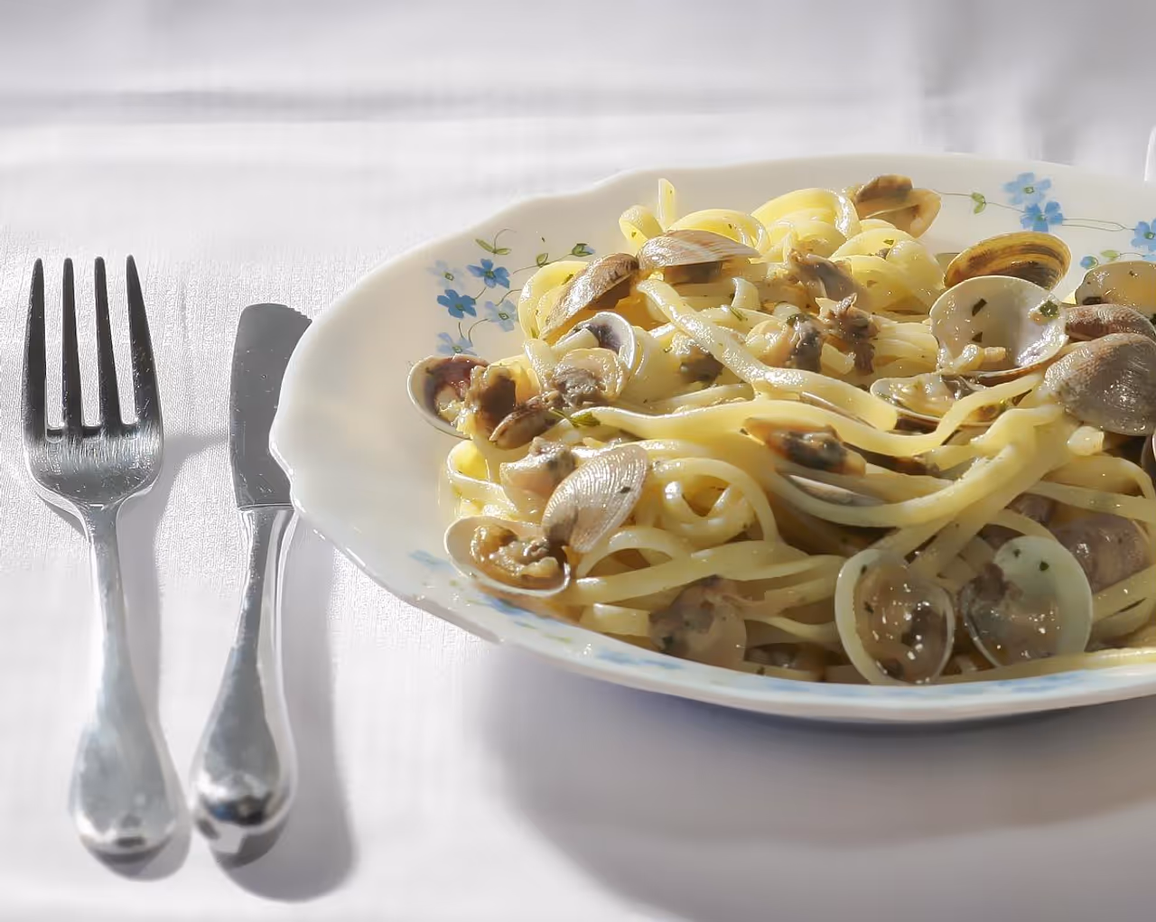 Sand dredger's pasta food in Pisa