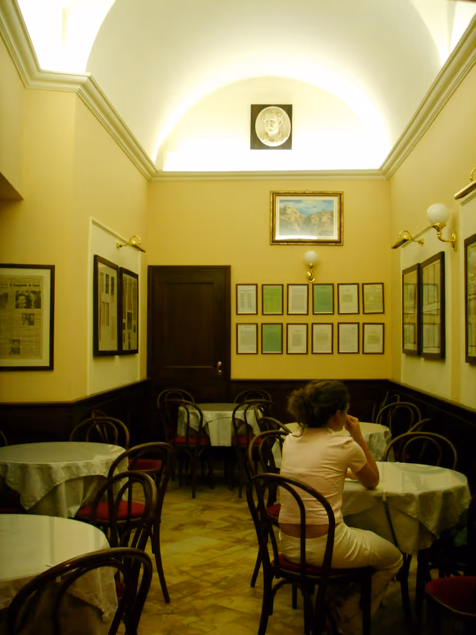 The ussero cafe in Pisa