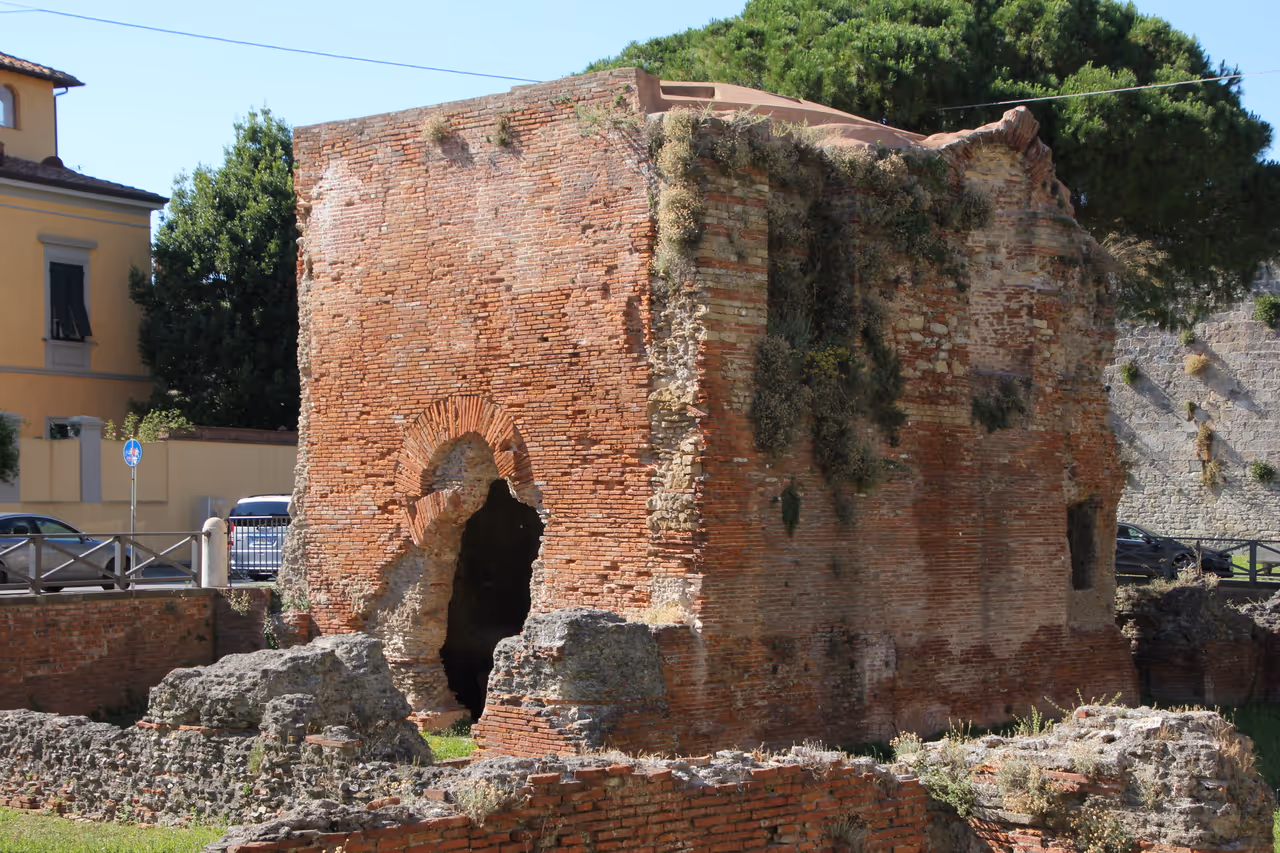 Nero's baths in Pisa