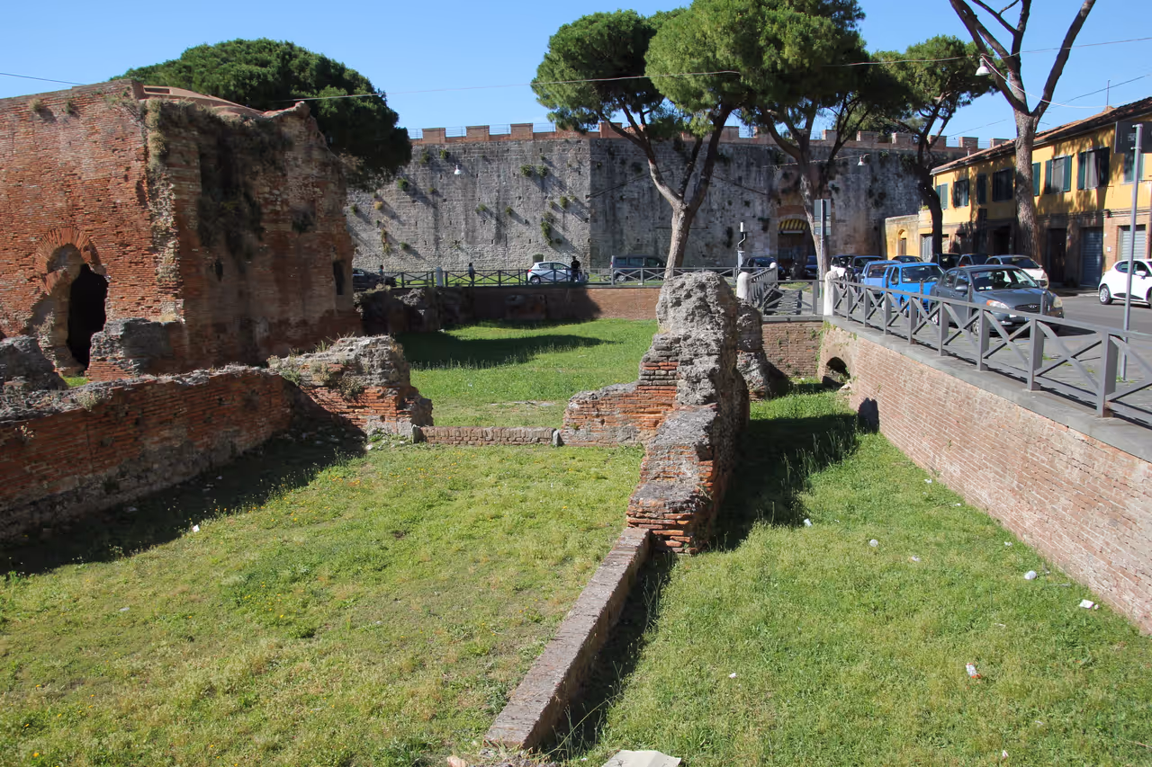 Nero's baths in Pisa