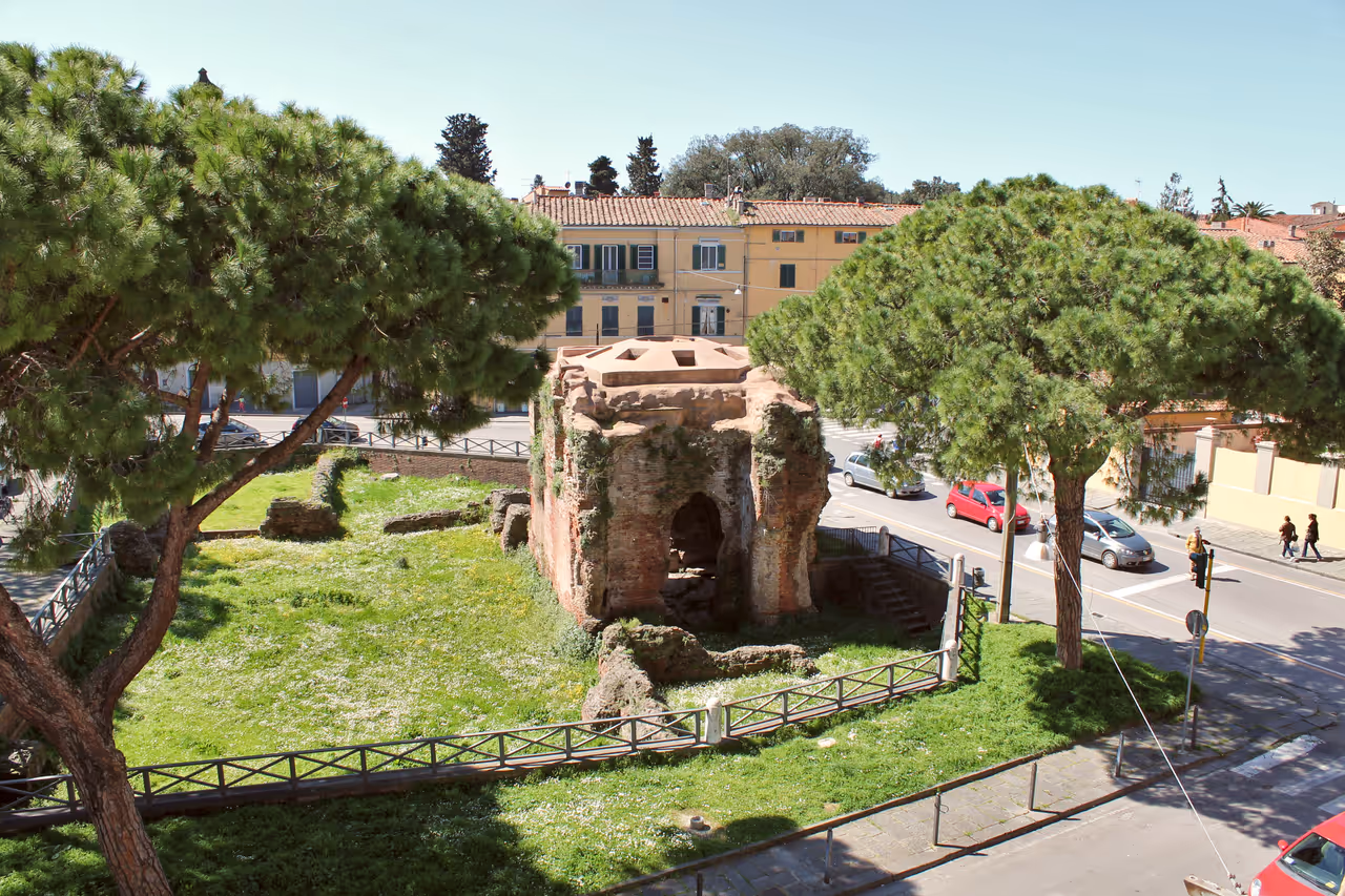 Nero's baths in Pisa
