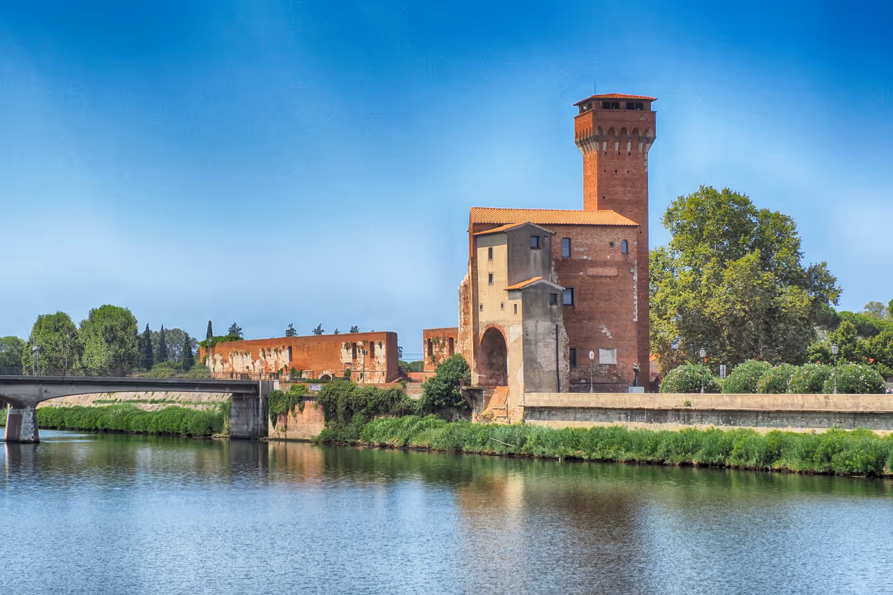 The old citadel in Pisa