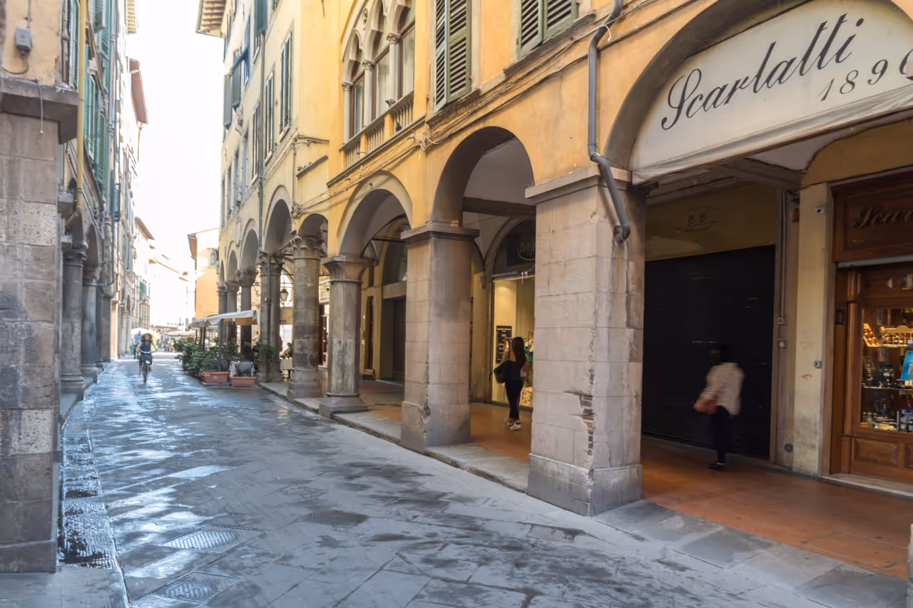 Borgo stretto district nightlife spot in Pisa