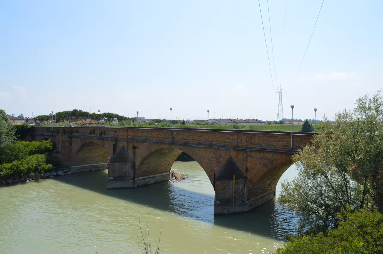 View of the United Rivers near Ravenna
