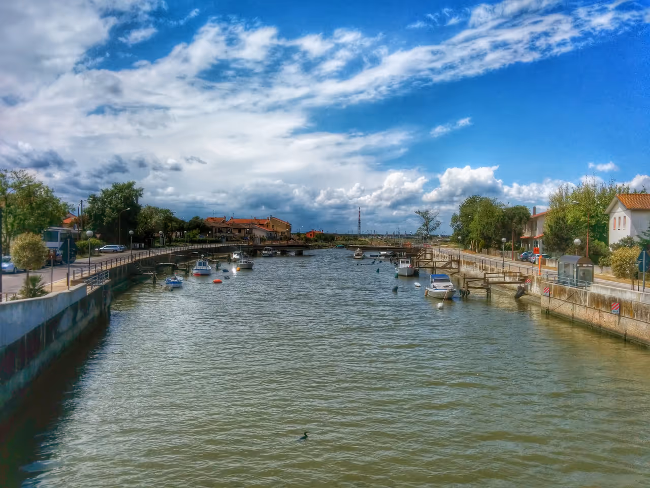 Adriatic coastal route cycling in Ravenna