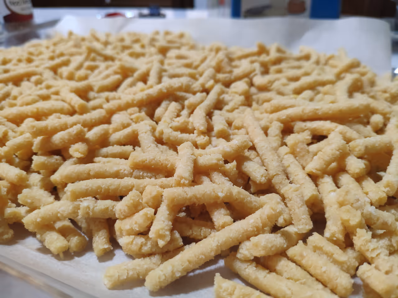 Passatelli in broth food in Ravenna