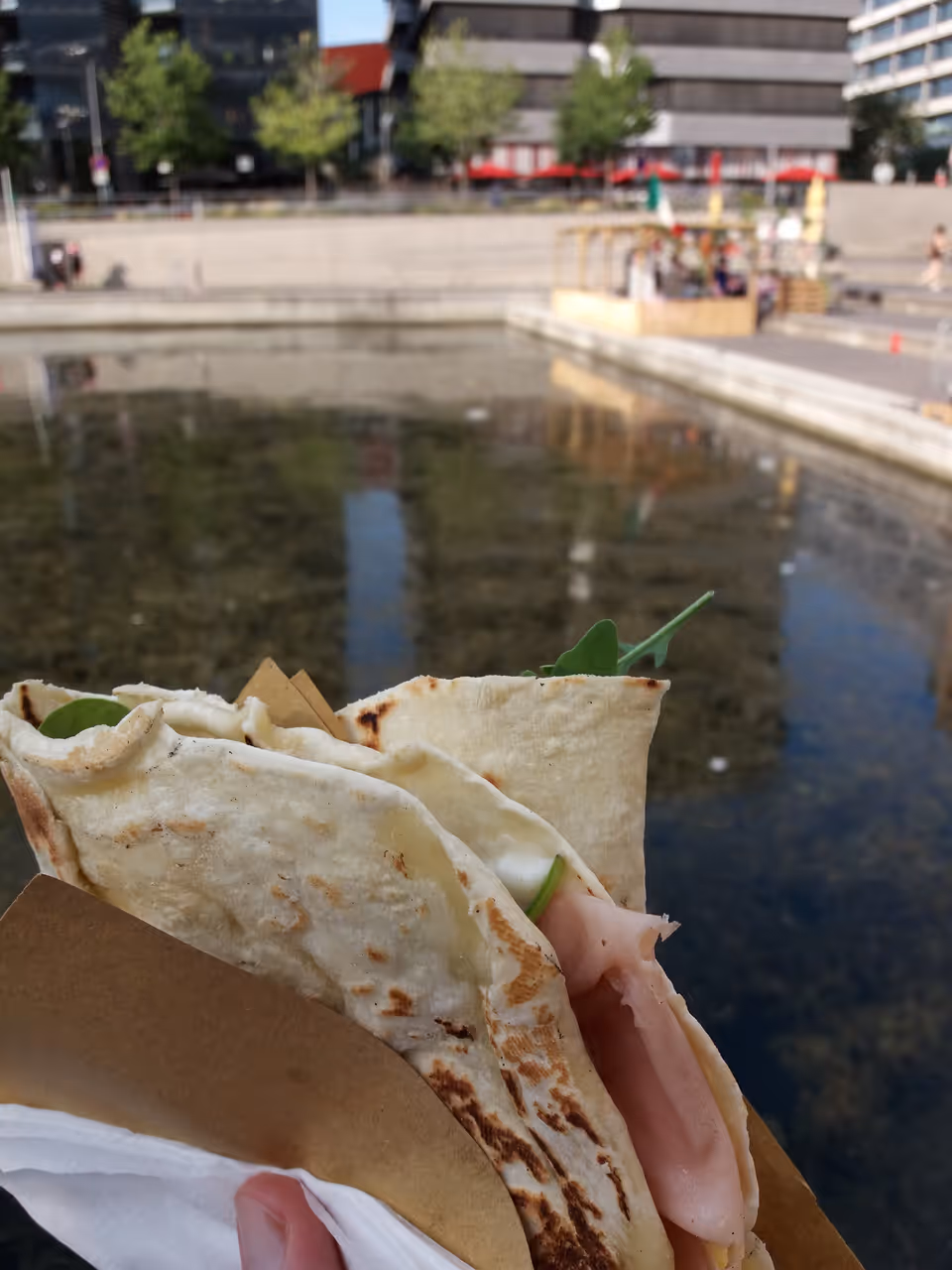 Romagnolo flatbread food in Ravenna