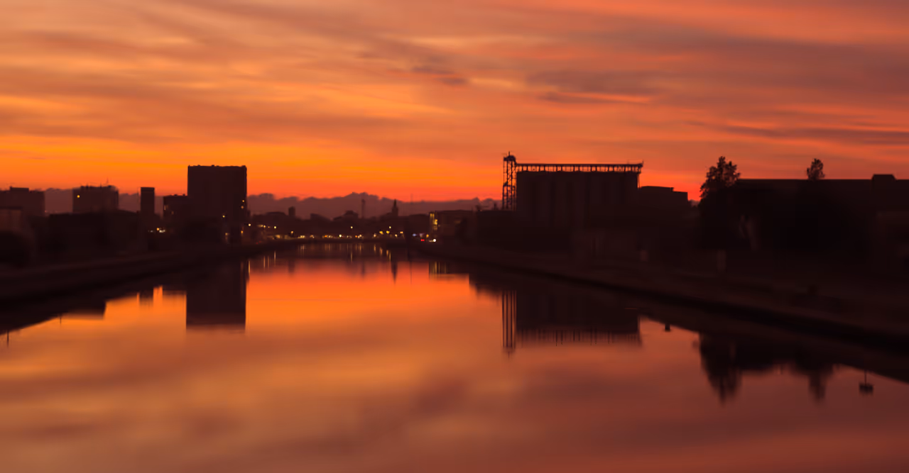City dock in Ravenna