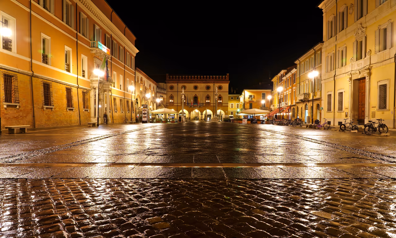 People's square in Ravenna
